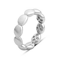 Срібне кільце Proba з без каменів, вага виробу 5,29 г (2161127) 16 розмір