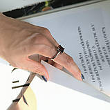 Срібне кільце Proba з натуральним гранатом 2.142ct, вага виробу 2,82 г (2181583) 18.5 розмір, фото 6