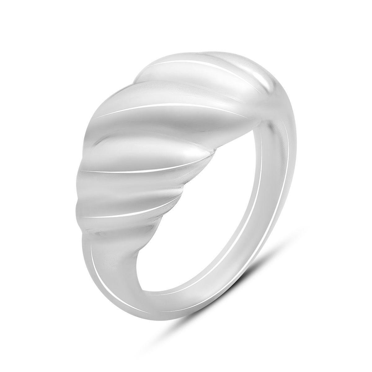 Срібне кільце Proba з без каменів, вага виробу 5,49 г (2161240) 17.5 розмір, фото 1