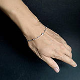 Срібний браслет Proba з фіанітами, вага виробу 2,55 г (2161271) 1720 розмір, фото 6