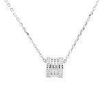 Срібне кольє Proba з фіанітами, вага виробу 5,48 г (2161950) 400450 розмір, фото 2