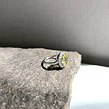 Срібне кільце Proba з натуральним зеленим кварцем 2.698ct, фіанітами, вага виробу 3,43 г (2162056) 18, фото 2