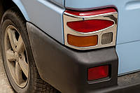 Хромированные Накладки на Задние Фонари (2 шт, Нержавейка) для Volkswagen T4 Caravelle/Multivan 1990-2003 гг