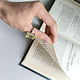 Срібне кільце Proba з натуральним зеленим кварцом 14.86ct, фіанітами, вага виробу 8,66 г (2162285) 17.5, фото 4