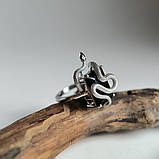 Срібне кільце Proba із сапфіром nano 6.14ct, вага виробу 5,73 г (2182450) 17 розмір, фото 2