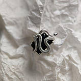 Срібне кільце Proba із сапфіром nano 6.14ct, вага виробу 5,73 г (2182450) 17 розмір, фото 3