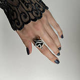 Срібне кільце Proba із сапфіром nano 6.14ct, вага виробу 5,73 г (2182450) 17 розмір, фото 8