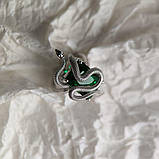 Срібне кільце Proba зі смарагдом nano 5.15ct, вага виробу 5,57 г (2182498) 17 розмір, фото 3