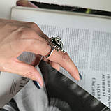 Срібне кільце Proba зі смарагдом nano 5.15ct, вага виробу 5,57 г (2182498) 17 розмір, фото 6