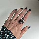 Срібне кільце Proba зі смарагдом nano 5.15ct, вага виробу 5,57 г (2182498) 17 розмір, фото 7