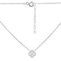 Срібне кольє Proba з фіанітами, вага виробу 4,15 г (2182658) 400450 розмір