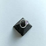 Срібне кільце Proba з натуральним аметистом 1.929ct, вага виробу 2,32 г (2163114) 18 розмір, фото 4