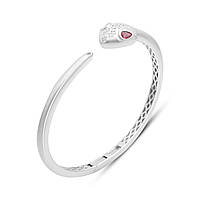 Срібний браслет Proba з фіанітами, вага виробу 15,01 гр (2182689) 18 розмір