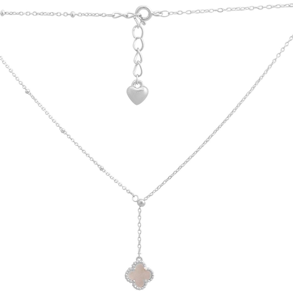 Срібне кольє Proba з натуральним перламутром, вага виробу 3,2 г (60002135) 450500 розмір, фото 1