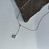 Срібне кольє Proba з натуральним перламутром, вага виробу 3,2 г (60002135) 450500 розмір, фото 3