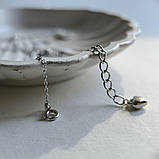 Срібне кольє Proba з натуральним перламутром, вага виробу 3,2 г (60002135) 450500 розмір, фото 7