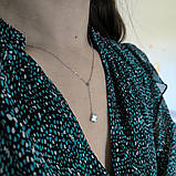 Срібне кольє Proba з натуральним перламутром, вага виробу 3,2 г (60002135) 450500 розмір, фото 9