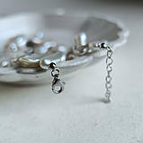 Срібний браслет Proba з натуральними перлами барочним, вага виробу 16,48 г (2183679) 1720 розмір, фото 3