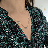 Срібне кольє Proba з без каменів, вага виробу 5,73 г (2183716) 450500 розмір, фото 6