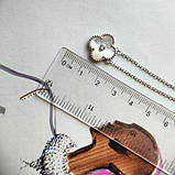 Срібне кольє Proba з натуральним перламутром, фіанітами, вага виробу 4,28 г (60002204) 400450 розмір, фото 4