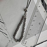 Срібний браслет Proba з без каменів, вага виробу 4,6 г (2183839) adjustable розмір, фото 5