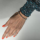 Срібний браслет Proba з без каменів, вага виробу 4,6 г (2183839) adjustable розмір, фото 6