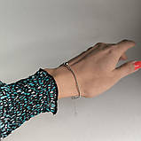 Срібний браслет Proba з без каменів, вага виробу 1,98 г (2183921) 1720 розмір, фото 8