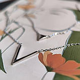 Срібне кольє Proba з без каменів, вага виробу 4,24 г (2183938) 400450 розмір, фото 3