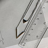 Срібне кольє Proba з без каменів, вага виробу 4,24 г (2183938) 400450 розмір, фото 4