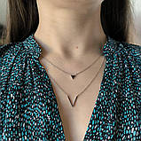 Срібне кольє Proba з без каменів, вага виробу 4,24 г (2183938) 400450 розмір, фото 8