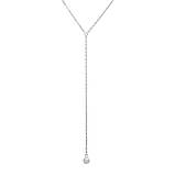 Срібне кольє Proba з без каменів, вага виробу 3,2 г (2183945) adjustable розмір, фото 2