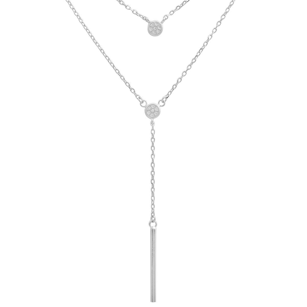 Срібне кольє Proba з фіанітами, вага виробу 4,01 гр (2183969) 400450 розмір, фото 1