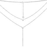 Срібне кольє Proba з фіанітами, вага виробу 4,01 гр (2183969) 400450 розмір, фото 2