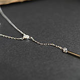 Срібне кольє Proba з фіанітами, вага виробу 4,01 гр (2183969) 400450 розмір, фото 4