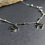 Срібне кольє Proba з без каменів, вага виробу 4,91 гр (2183983) 400450 розмір, фото 3