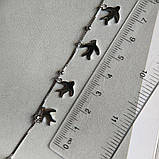 Срібне кольє Proba з без каменів, вага виробу 4,91 гр (2183983) 400450 розмір, фото 5