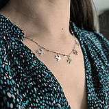 Срібне кольє Proba з без каменів, вага виробу 4,91 гр (2183983) 400450 розмір, фото 8