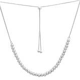 Срібне кольє Proba з без каменів, вага виробу 6,57 г (2183990) adjustable розмір, фото 2