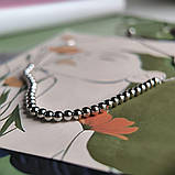 Срібне кольє Proba з без каменів, вага виробу 6,57 г (2183990) adjustable розмір, фото 3