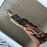 Срібне кольє Proba з без каменів, вага виробу 6,57 г (2183990) adjustable розмір, фото 4