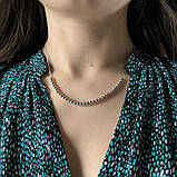 Срібне кольє Proba з без каменів, вага виробу 6,57 г (2183990) adjustable розмір, фото 7