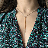 Срібне кольє Proba з без каменів, вага виробу 6,57 г (2183990) adjustable розмір, фото 9