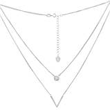 Срібне кольє Proba з фіанітами, вага виробу 3,43 г (2184010) 450500 розмір, фото 2