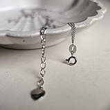 Срібне кольє Proba з фіанітами, вага виробу 3,43 г (2184010) 450500 розмір, фото 4