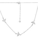 Срібне кольє Proba з без каменів, вага виробу 2,9 г (2184027) 400450 розмір, фото 2