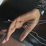 Срібне кольє Proba з без каменів, вага виробу 3,77 г (2184034) 400450 розмір, фото 3