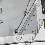 Срібне кольє Proba з без каменів, вага виробу 3,77 г (2184034) 400450 розмір, фото 5