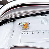 Срібне кільце Proba з натуральним золотистим кварцем 4.735ct, фіанітами, вага виробу 5,12 г (2165729) 18, фото 4