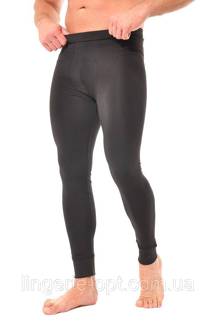 Чоловічі легінси на флісі Kifa 655, Чорний, фото 1