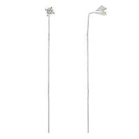 Срібні сережки Proba з натуральним топазом 0.619ct (2167402)